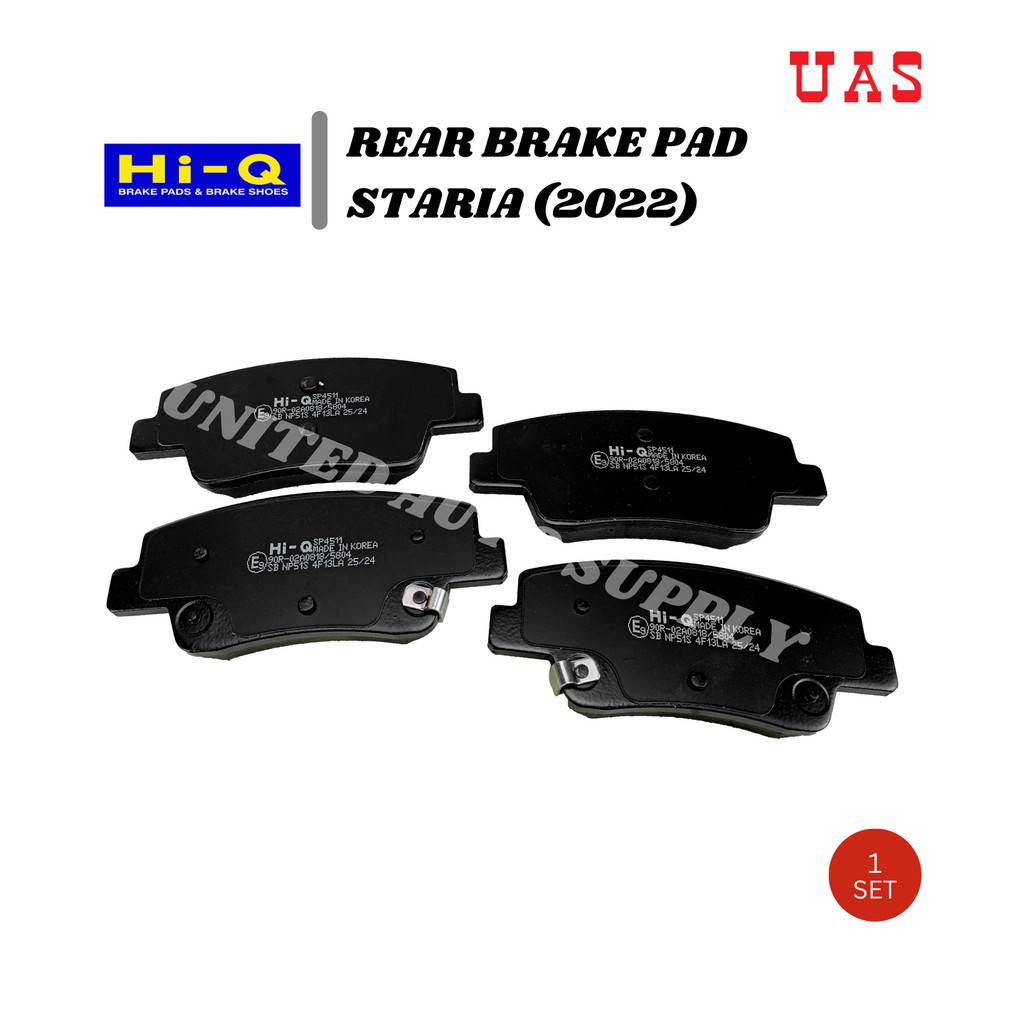 Hi-Q SANSSIN Rear Brake Pad SP-4511 (1set) Applicable for